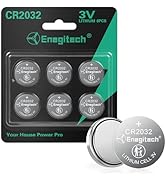 Enegitech CR2032 Lithium Coin Batteries Button 2032 3V Recommended for Use in Key Fobs, Watches, ...