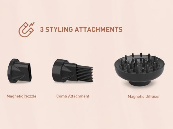 3 STYLING ATTACHMENTS
