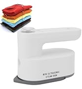 Cordless Travel Steamer for Clothes, 5200mAh Rechargeable 2 Level Temperature Adjustment Portable...