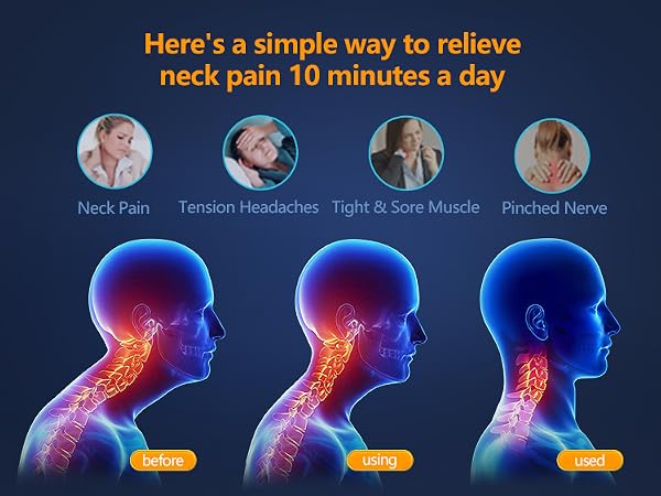 Cervical Neck traction device is the ideal neck and shoulder relaxer for neck pain relief.