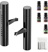EORRZZY 2Pcs Car Air Freshener Vent Clips, Car Diffuser Essential Oils Kit with 5 Different Essen...