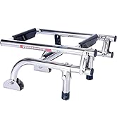 Amarine 3-Step Stainless Steel Stern Mount Pontoon Boat Ladder with Rubber Grips