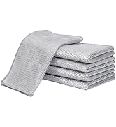 LikGuest 5 Pack Extra Large Non Scratch Wire Dishcloths, 30x30cm Double-Layer Silver Thread Kitch...