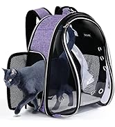 BAGLHER Cat Carrier Backpack Bubble - Fit Up to 18 Lbs - Airline-Approved Dog Backpack Carrier fo...