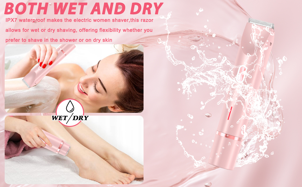 Waterproof Pubic Hair Trimmer for Women