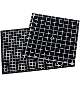 OLYCRAFT 2 Pack 3D Printing Build Surface Heat Bed with Easy to Measure Mark 3D Printer Build Sur...