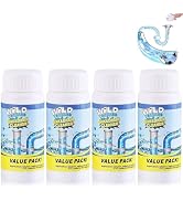 4PCS Wild Tornado Pipe Dredge, Wild Tornado Sink and Drain Cleaner for Kitchen Toilet Pipeline Qu...