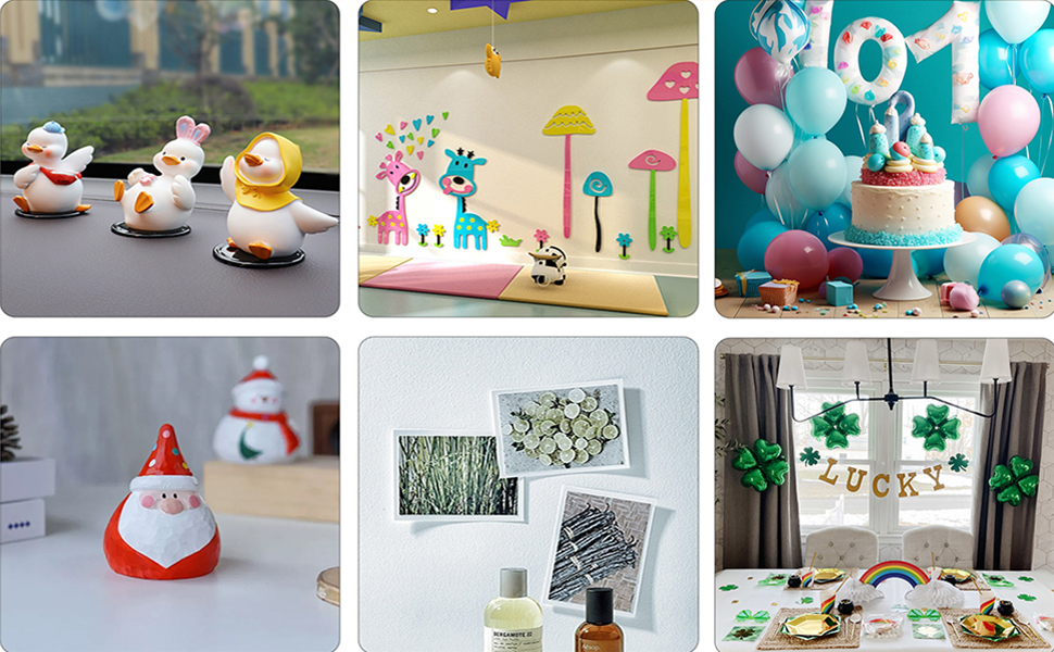 Two-Sided Adhesive Dots for Crafts, Balloons,