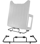 VEVOR Hardtop Storage Cart, Moveable Sturdy Hard Top Cart, with 3-Adjustable Holes & Thickened So...
