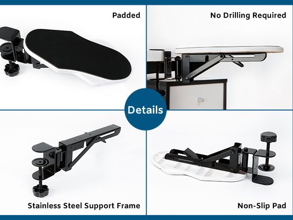 Desk arm support