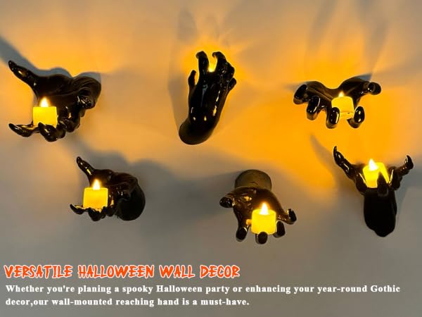 Halloween Decorations Wall Mounted Creepy Reaching Hands Scary Halloween Decorations Indoor