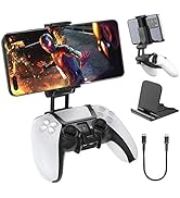 OIVO PS5 Controller Phone Mount Clip, Mobile Gaming Clip Cell Phone Stand Holder Replacement for ...