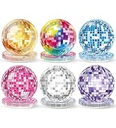 CHUNNIN 48Pcs 70s Shining Disco Ball 7