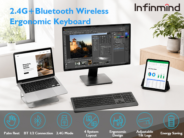 wireless Bluetooth keyboard