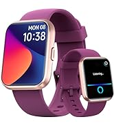 Fitpolo Smart Watches for Men/Women, 1.8'' Alexa Built-in Fitness Tracker Watch with Bluetooth Ca...