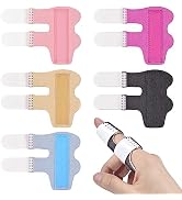Finger Splint, 5pcs Color Finger Brace Support Stabilizer for Index, Middle, Ring Fingers Straigh...