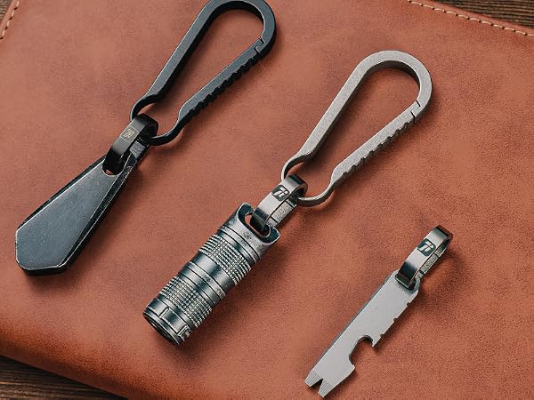Titanium key chain