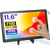 ELECROW 11.6 Inch Portable Monitor - IPS Capacitive Touchscreen Monitor with HD VGA Port, 1920x10...