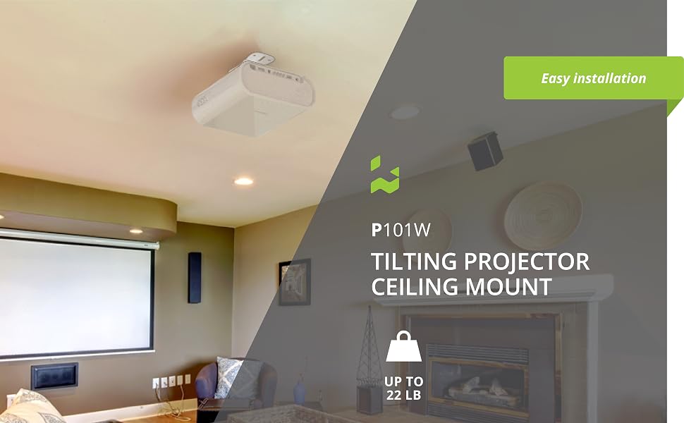 P101W Tilting Projector Ceiling Mount