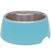 Loving Pets - Retro Bowl Dog Food Water Bowl No Tip Stainless Steel Elevated Pet Bowl No Skid Spi...