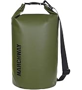 MARCHWAY Floating Waterproof Dry Bag 5L/10L/20L/30L/40L, Roll Top Sack Keeps Gear Dry for Kayakin...