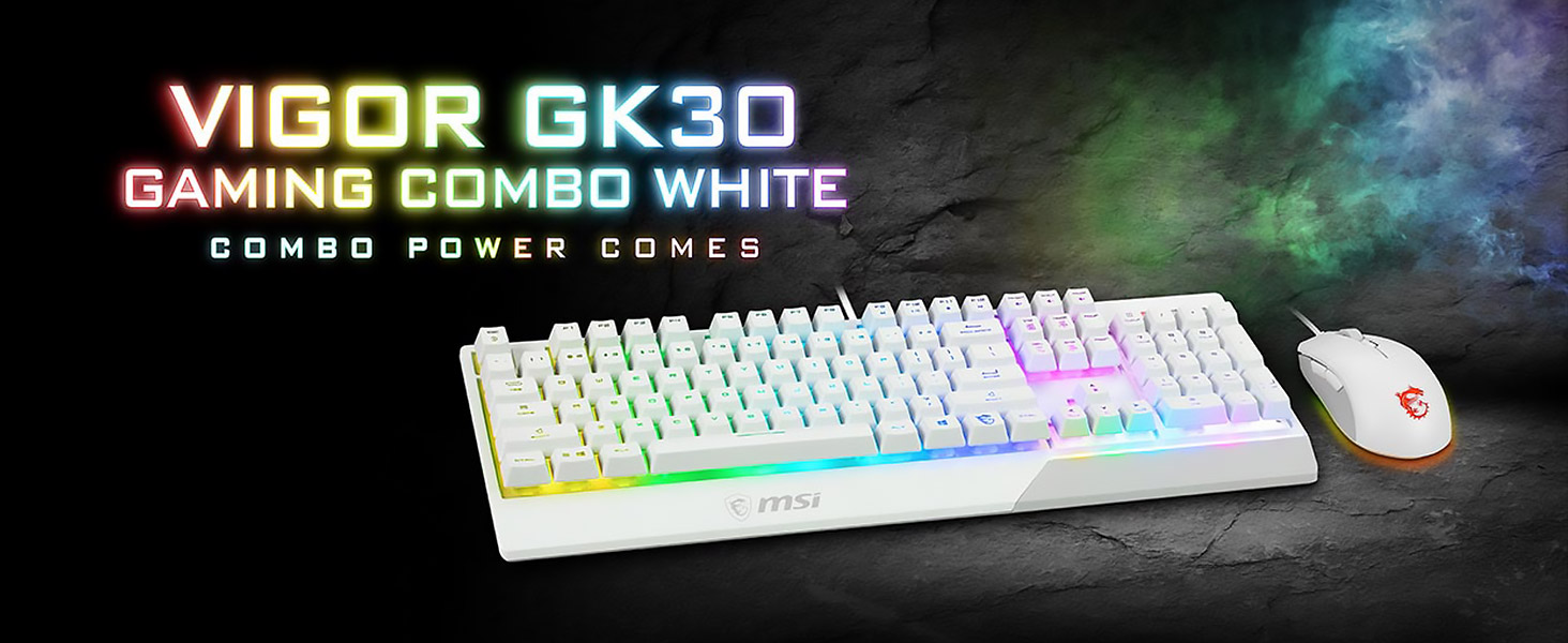 Vigor GK30 COMBO WHITE US