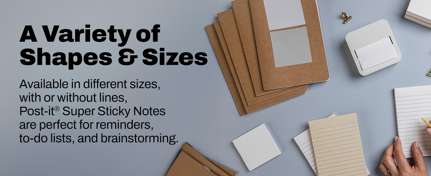 A Variety of Shapes & Sizes