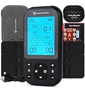 TENS Unit Muscle Stimulator Pro for Back Pain Relief, Shoulder Recovery and Physical Therapy, Ele...