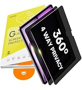 SPARIN 2 Pack 360° Privacy Screen Protector for iPad Air 13 Inch M4/M3/M2 (8th/7th/6th Generation...