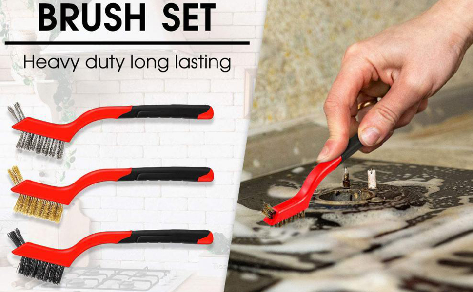 stainless steel cleaner brush