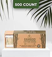 Qtips bamboo qtip q-tips cotton swabs 500 count ear swabs buds for ear safety baby cotton swabs