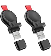 i.VALUX Watch Charger for Apple Watch Series 7, 2Pack Portable Magnetic iWatch Wireless Charger U...