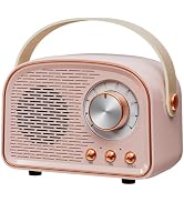 Aresrora Retro Bluetooth Speaker,Wireless Vintage Speaker,Outdoors Wireless Portable Bluetooth Sp...