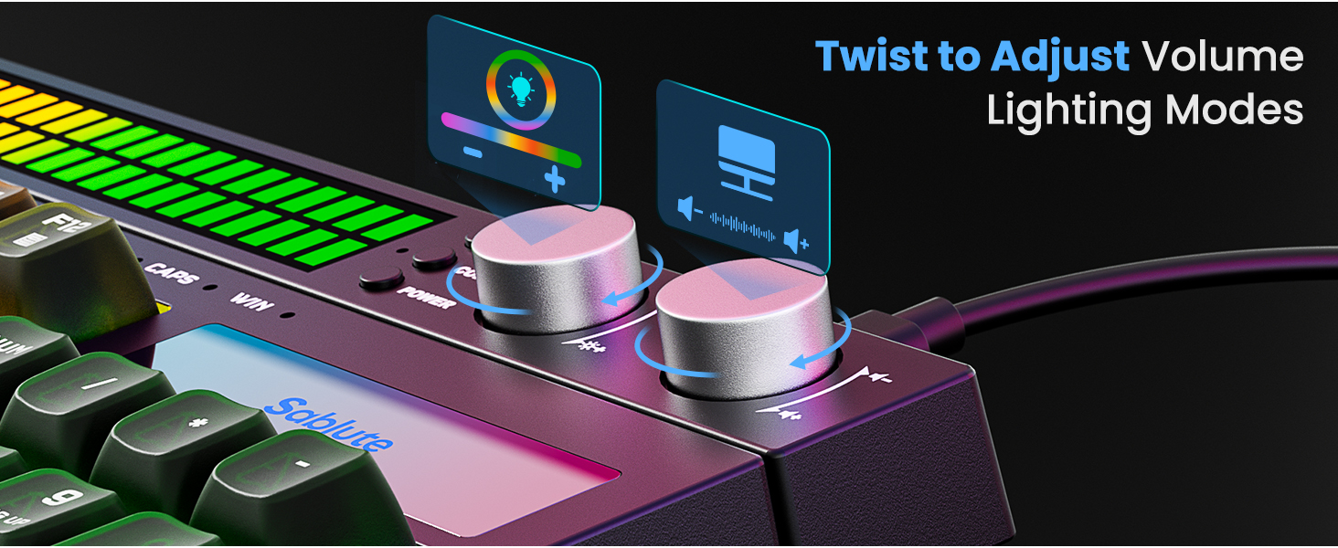 Dual Control Knobs