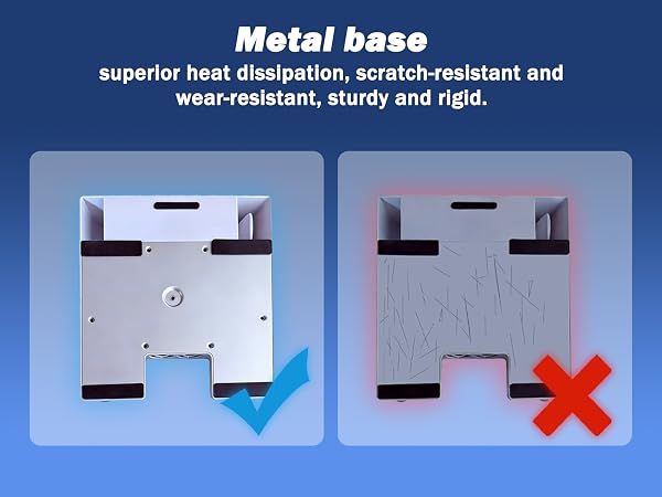 Metal base