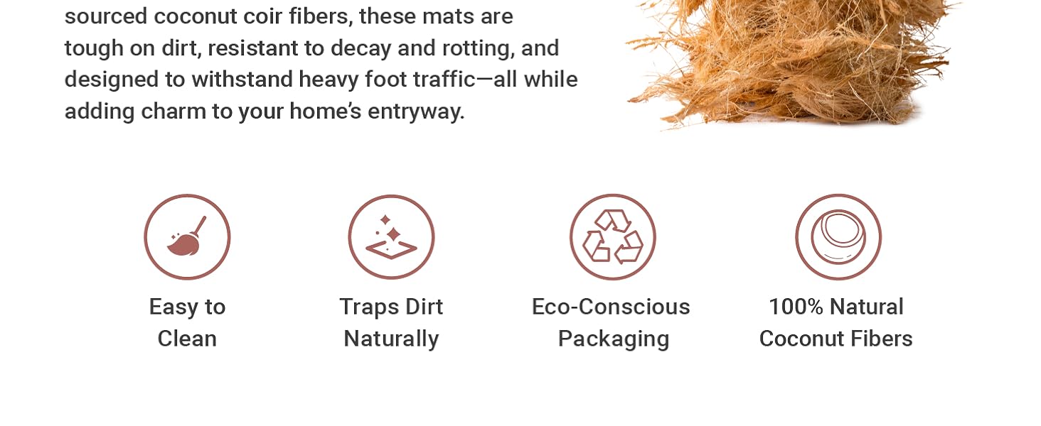 trap dirt naturally while resisting wear, decay, and rot for long-lasting appeal