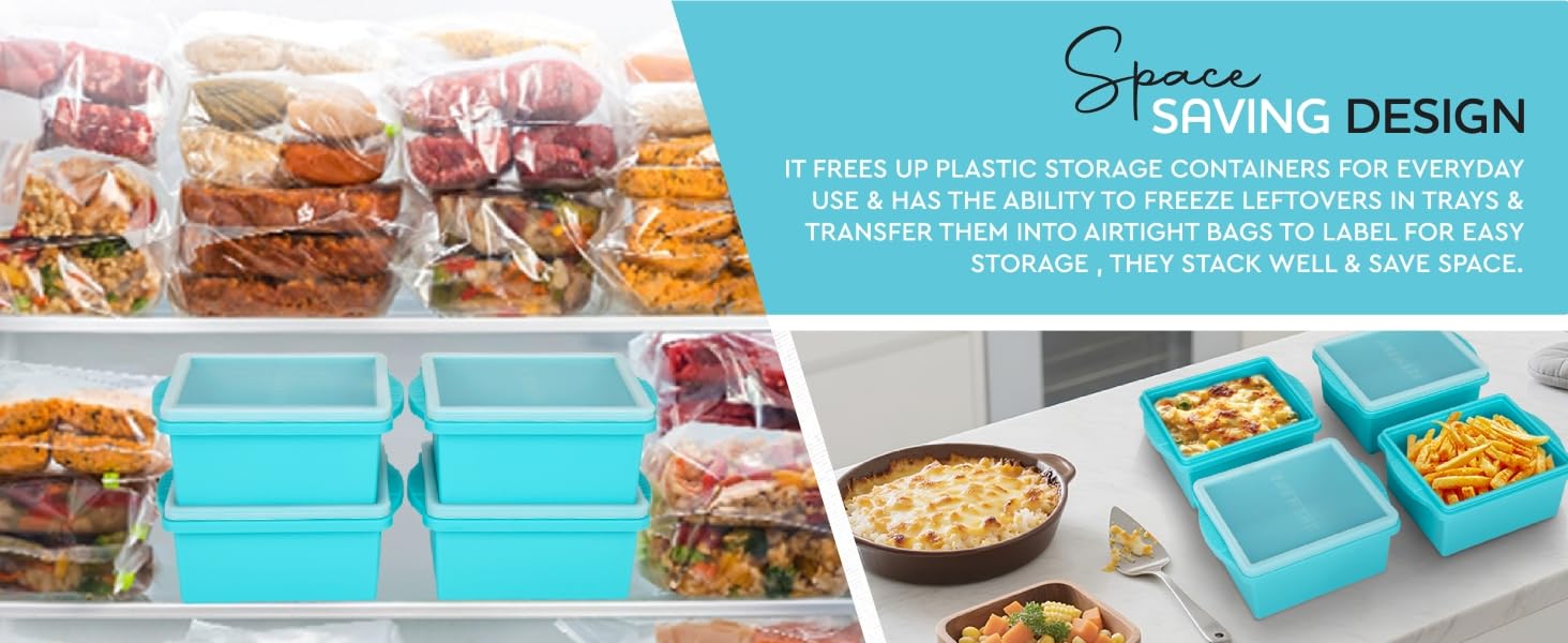 silicone food storage containers silicone soup freezer molds silicone ice cube tray Reusable