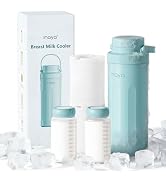 Inaya 22oz Portable Breast Milk Cooler, 24H Breastmilk Chiller with 2 Storage Bottles, Travel Mil...