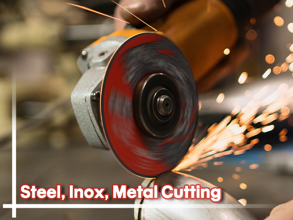 Steel inox metal cutting