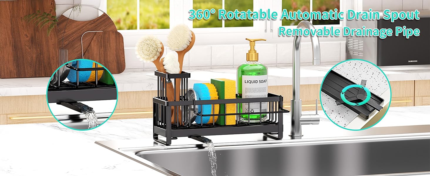 kitchen sink sponge holder