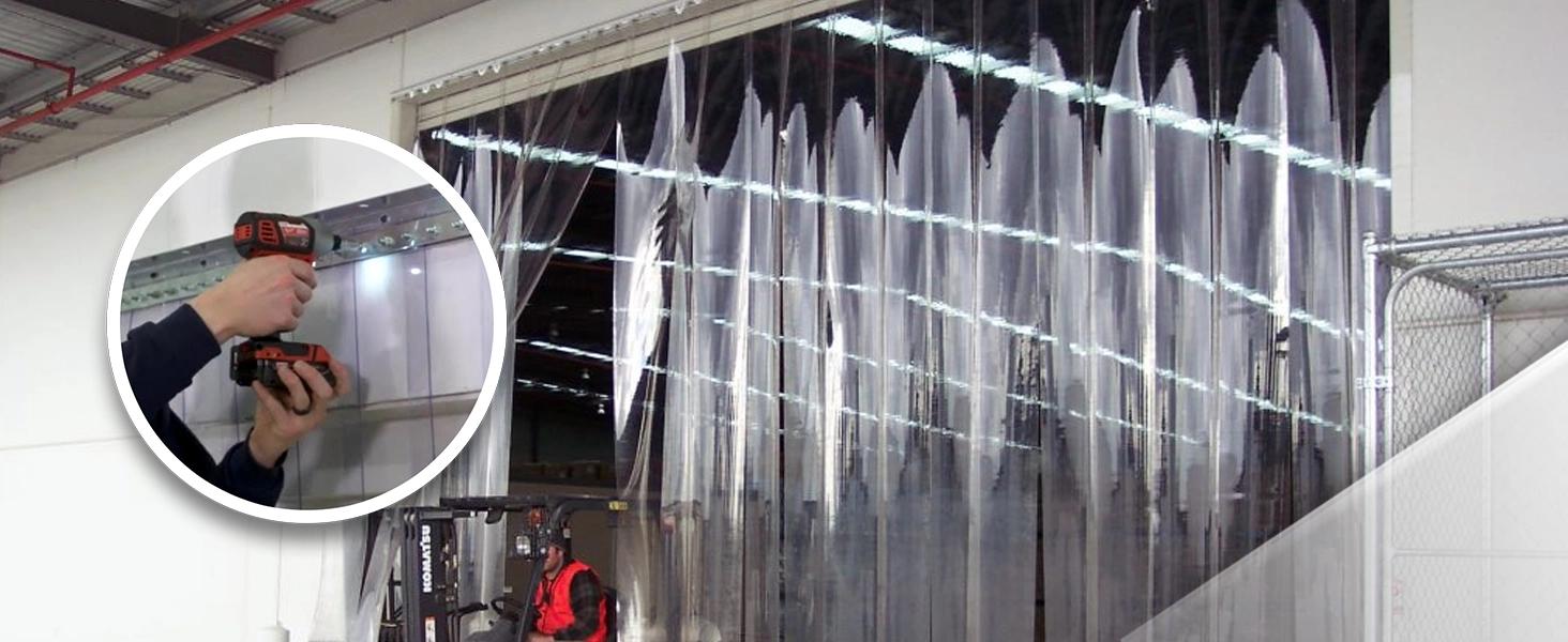 PVC curtians set door draft curtain accordion style door curtains for doorways basement curtains