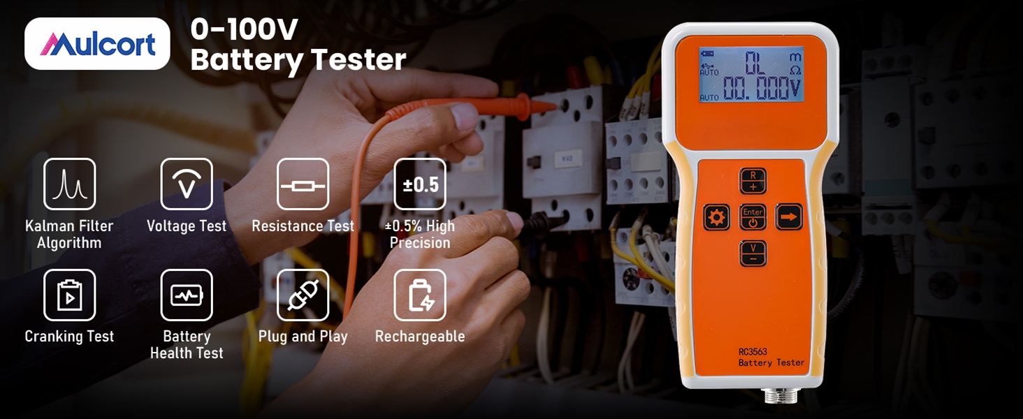 0-100V Battery Tester