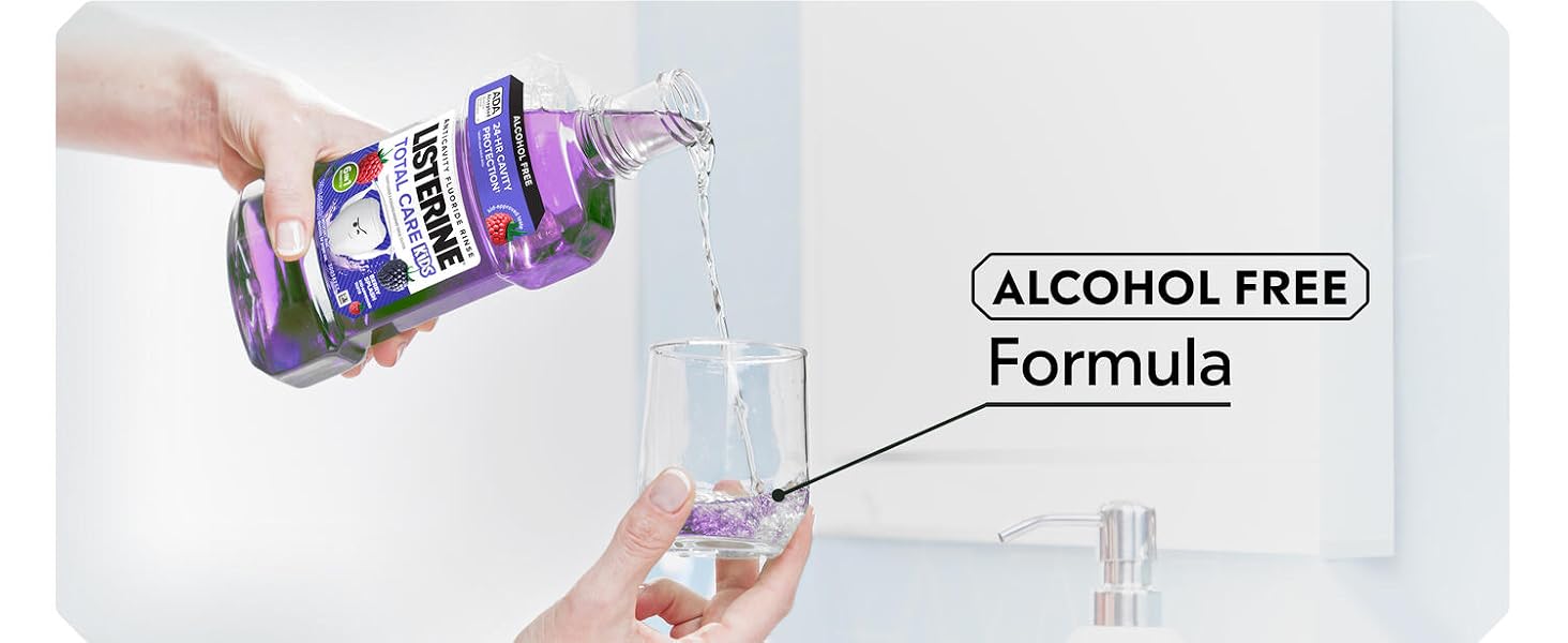 Alcohol free formula, alcohol free mouthwash, non alcohol mouthwash, alcohol free mouthwash for kids