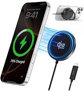 UZLNL 25W Magnetic Wireless Charger, Qi2.2 Fast Wireless Charging Pads with Kickstand,MagSafe Cha...