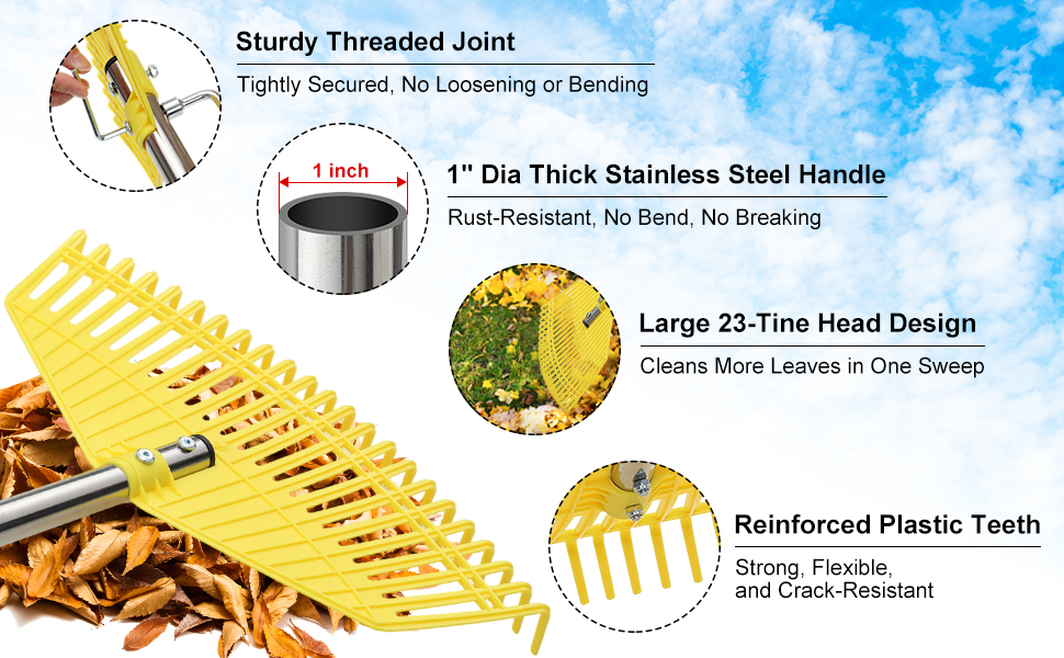 yard rake pool leaf rake