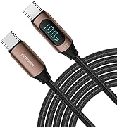 USB C Cable, 100W USB C to USB C Cable Type C Charge Fast Charging Cable with LED Display, Type C...