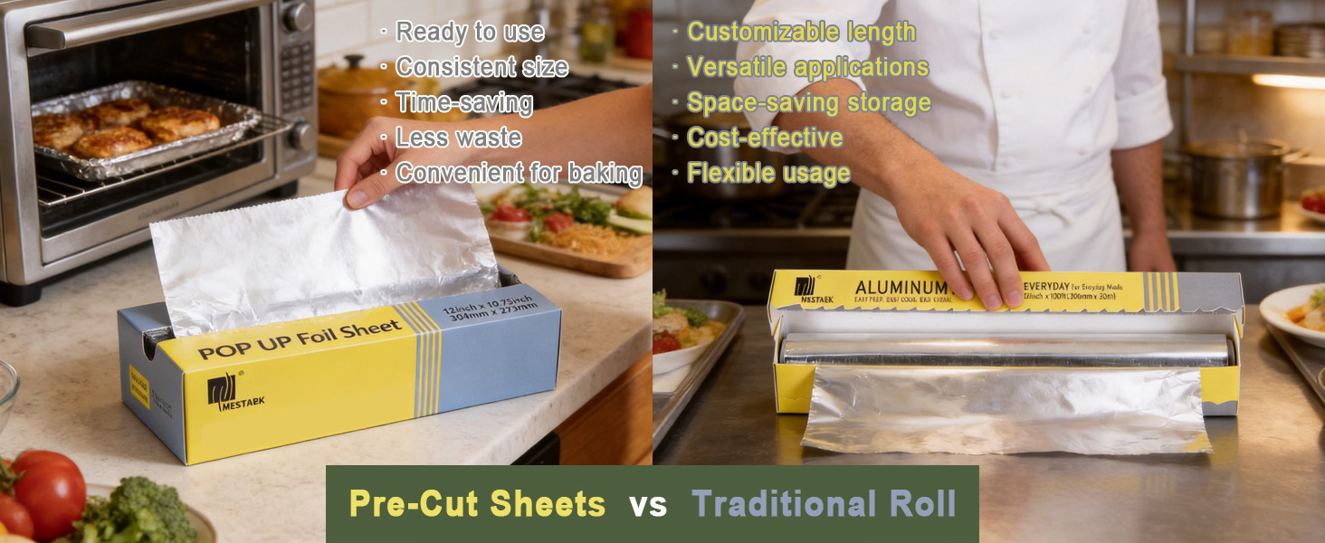 Aluminum Foil roll Ideal for Home Kitchens, Restaurants