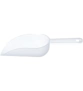 1PC White Ice Scoop Plastic Ice Shovel Measuring Scoops Multifunctional Ice Tray Shovel Flour Can...