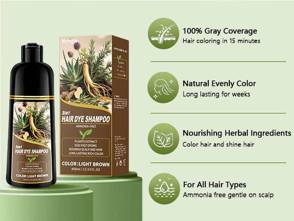 hair dye shampoo
