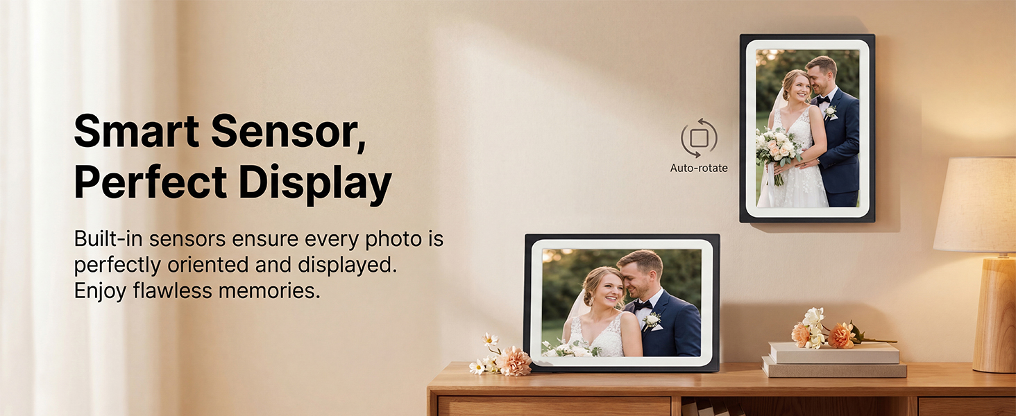 frameo 10.1 inch smart wifi digital photo frame